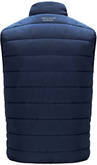 GLOBATECH ADMINISTRATION - L00976 veste matelassé sans manche femme - BR. 13122 (AVG) - BR. 13127 (NUQUE)