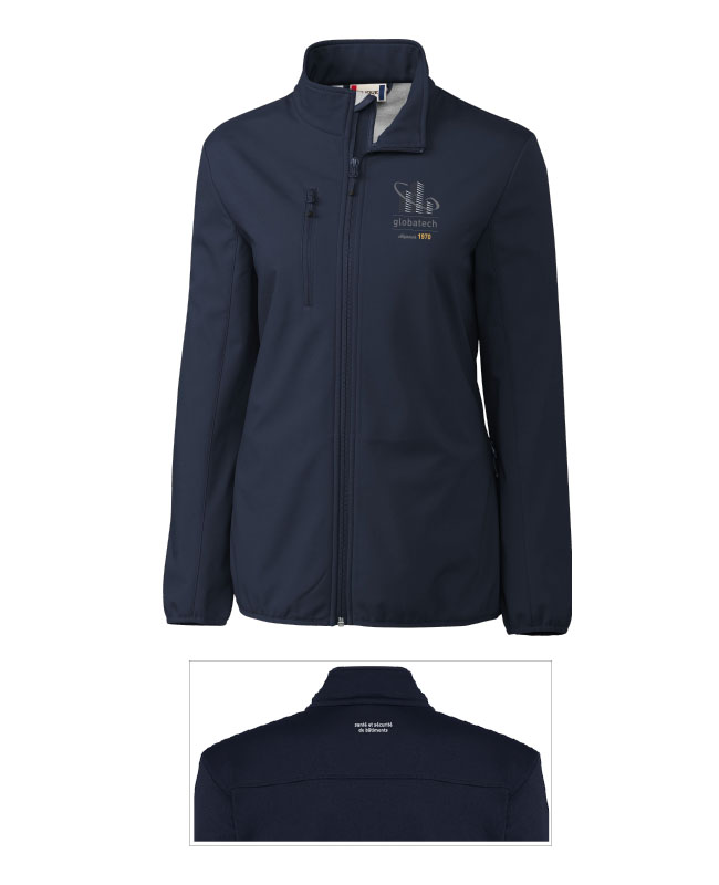 GLOBATECH ADMINISTRATION - LQO00053 softshell femme - BR. 13122 (AVG) - BR. 13127 (NUQUE)