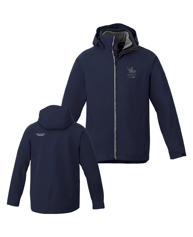 GLOBATECH ADMINISTRATION - 19307 3 in 1 Man Coat (NAVY) - 13122 (AVG) + 13127 (OG) (SUR LES 2 COUCHES)