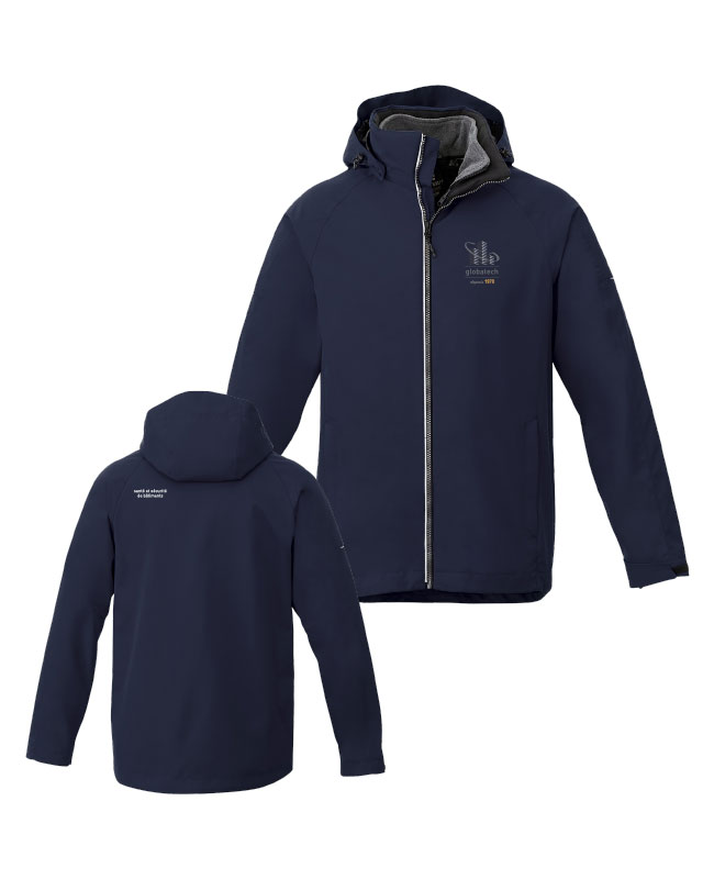 GLOBATECH ADMINISTRATION - 19307 manteau 3 en 1 homme - BR. 13122 (AVG) - BR. 13127 (OG) SUR LES 2 COUCHES