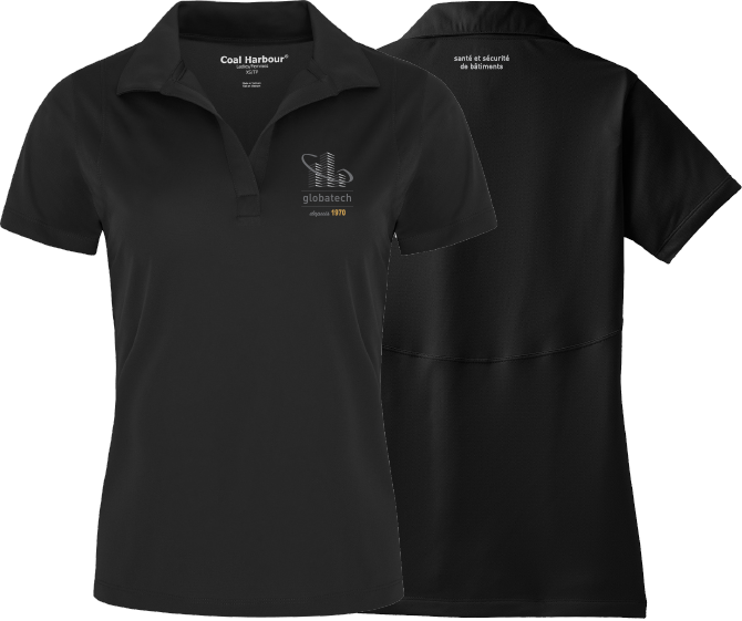 GLOBATECH ADMINISTRATION - L445 Women's Anti-Accident Polo (NAVY) - 13122 (AVG) + 13127 (NUQUE)