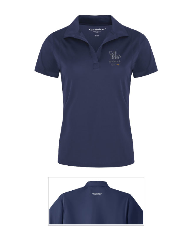 GLOBATECH ADMINISTRATION - L445 Women's Anti-Accident Polo (NAVY) - 13122 (AVG) + 13127 (NUQUE)