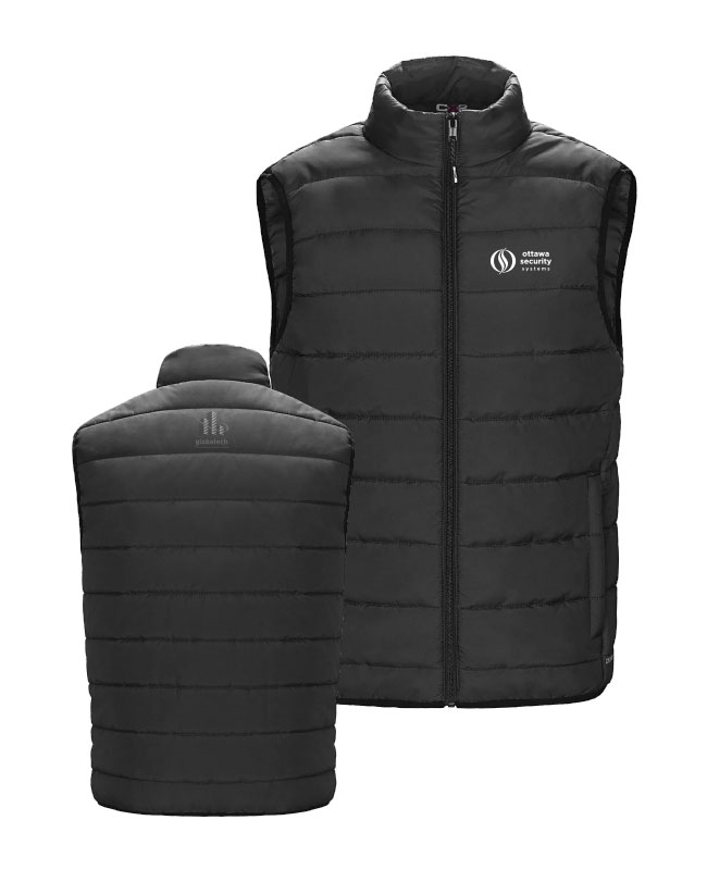 OSSC ADMINISTRATION - L00975 Sleeveless Quilted Jacket For Men (BLACK) - 13212 (AVG) + 13122-4 (NUQUE)