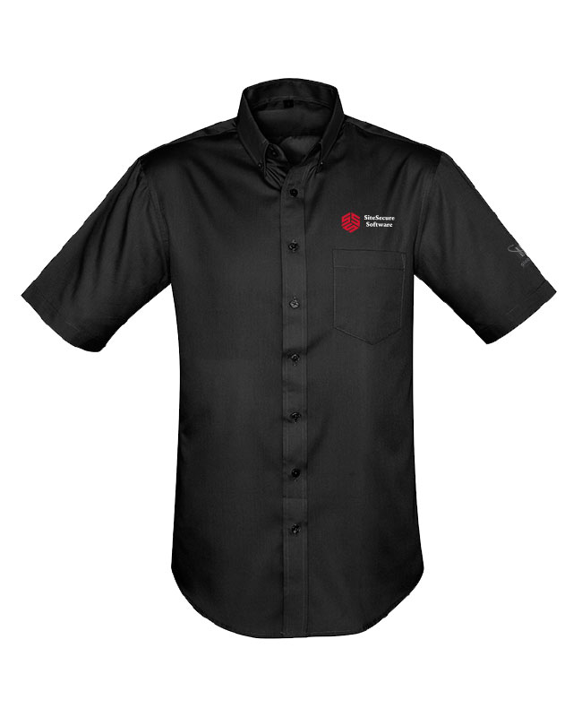SITESECURE ADMINISTRATION - S522MS Short Sleeve Shirt Man (BLACK) - 13213 (AVG) + 13122-4 (MG)