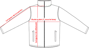 Charte de grandeur XR-6 (S à 5XL)